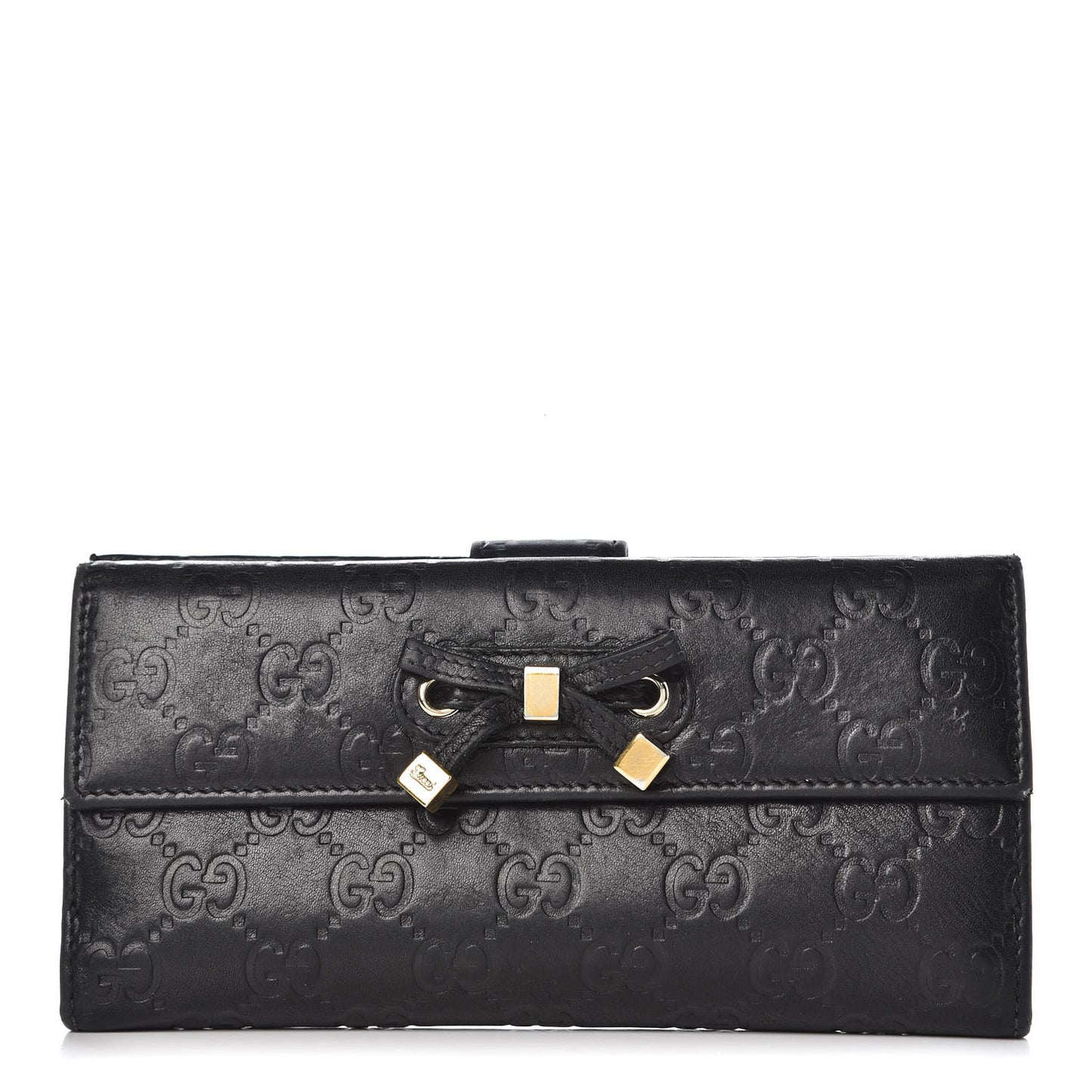 Guccissima Princy Continental Wallet Black
