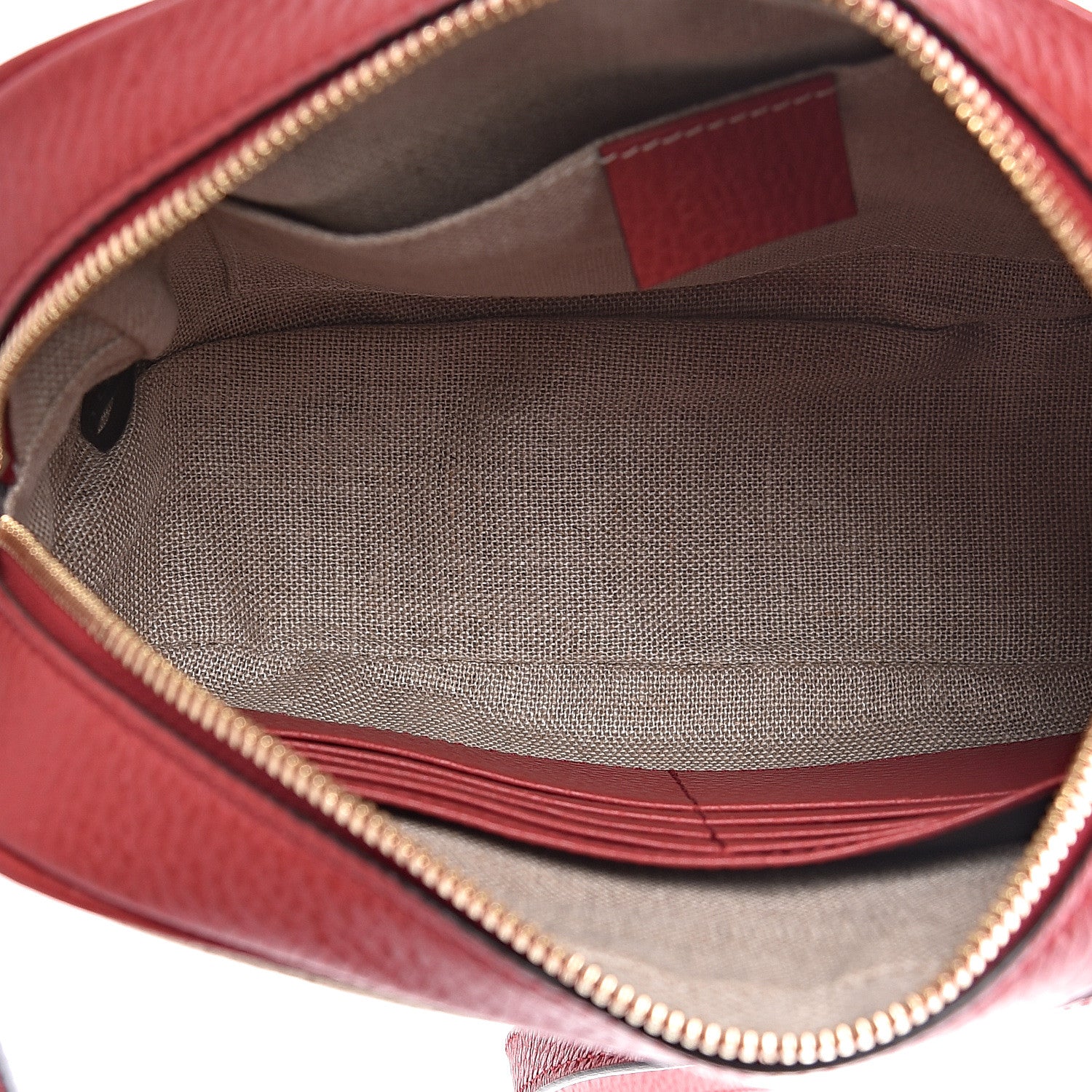 Gucci Monogram Mini Bree Messenger Bag Red 5 of 10