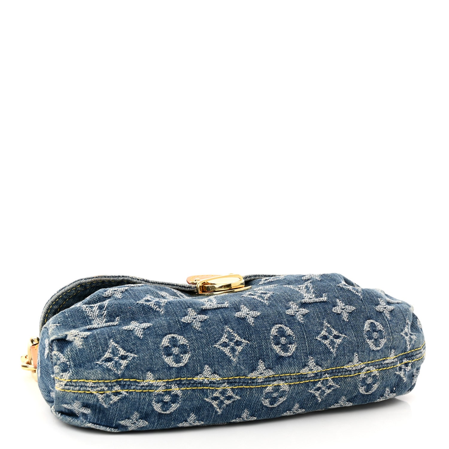 Louis Vuitton Monogram Denim Mini Pleaty Blue 4 of 10