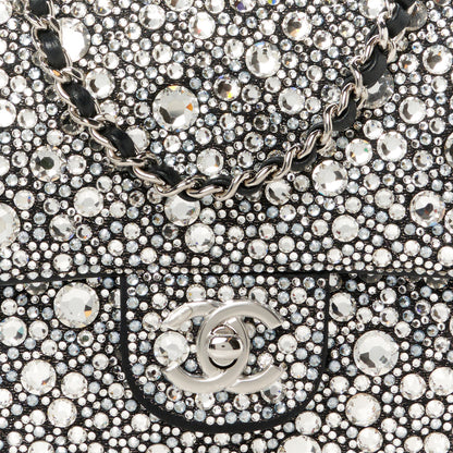 Chanel Satin Strass Mini Flap Silvery 9 of 12