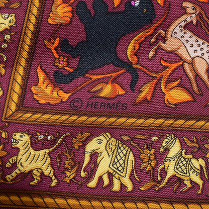 Hermes Silk Chasse en Inde Scarf 90 5 of 6