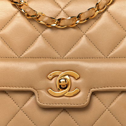 Chanel Lambskin Quilted Small Single Flap Beige 8 of 12