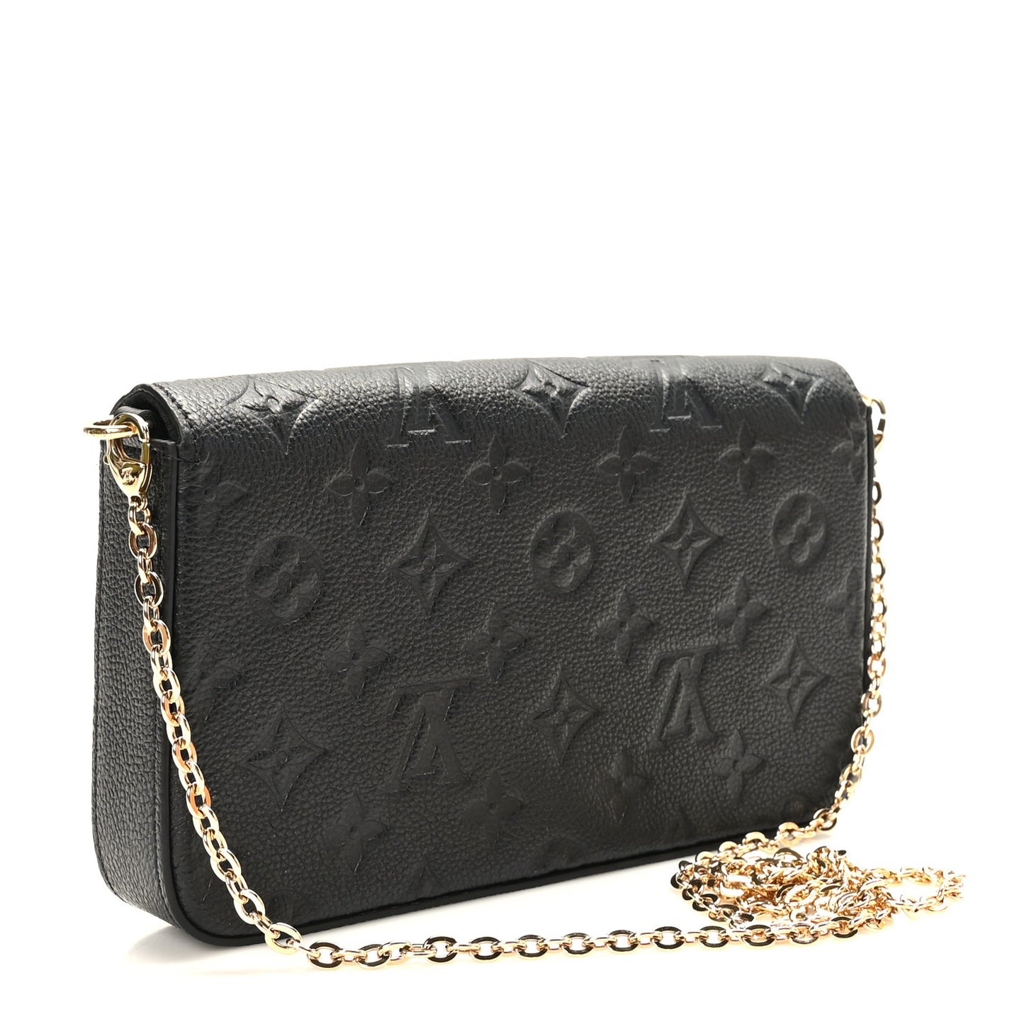 Empreinte Pochette Felicie Chain Wallet Black