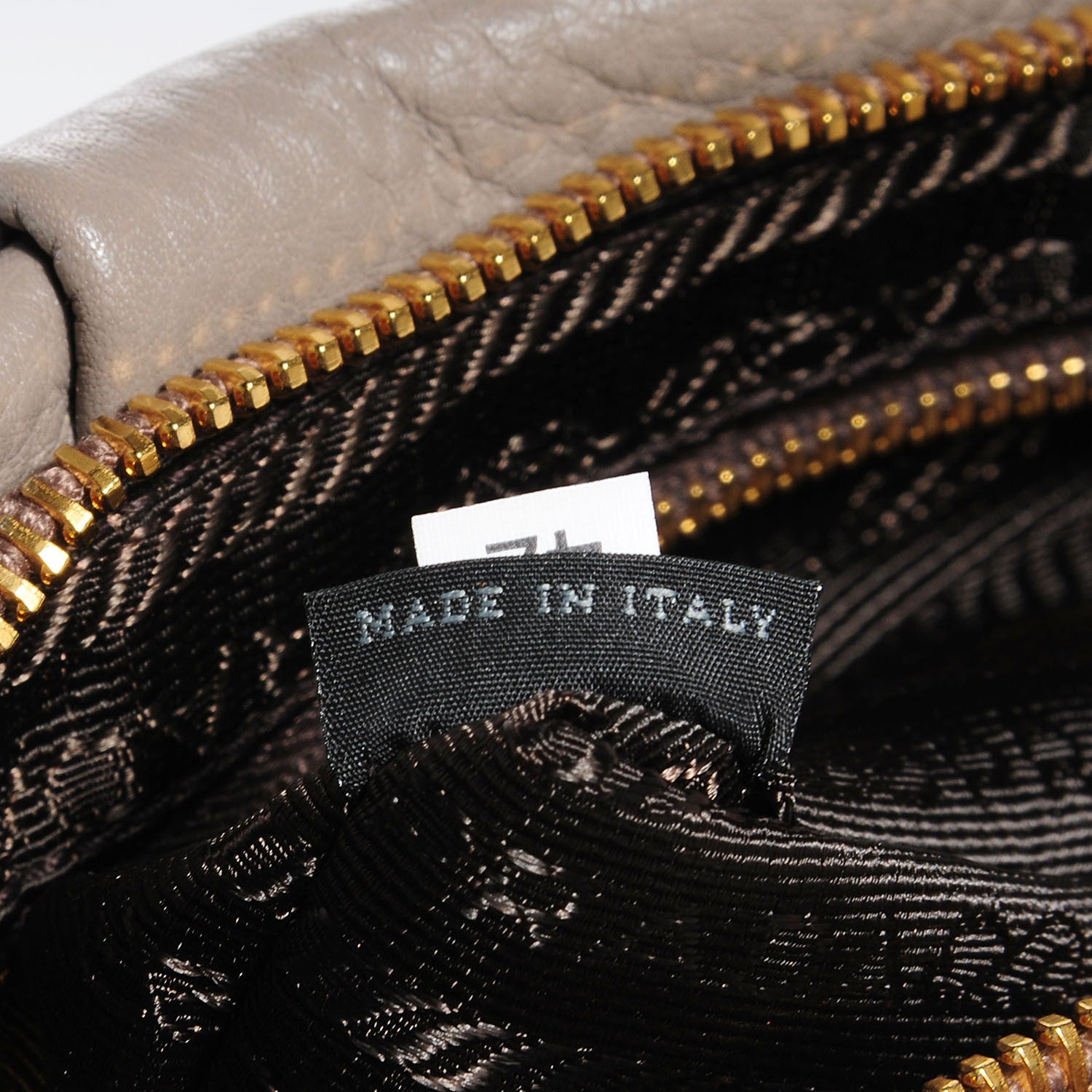 Prada Vitello Daino Wristlet Clutch Argilla 7 of 11