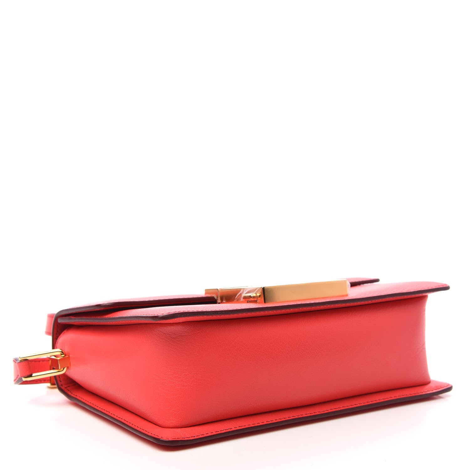 Tom Ford Shiny Goatskin T Clasp Shoulder Bag Red 4 of 9