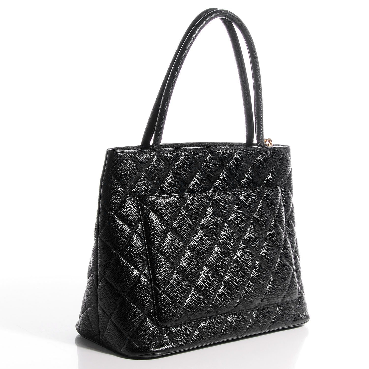 Chanel Caviar Medallion Tote Black 3 of 7