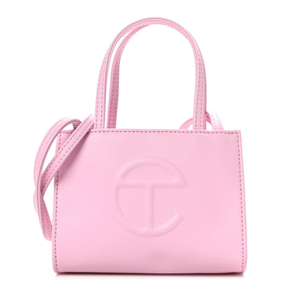 Telfar Vegan Leather Small Shopping Bag Bubblegum 1 of 9