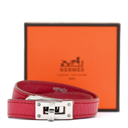 Hermes Swift Kelly Double Tour Bracelet M Rouge Garance 10 of 10