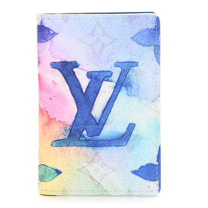 Louis Vuitton Monogram Watercolor Pocket Organizer NM Multicolor 1 of 8