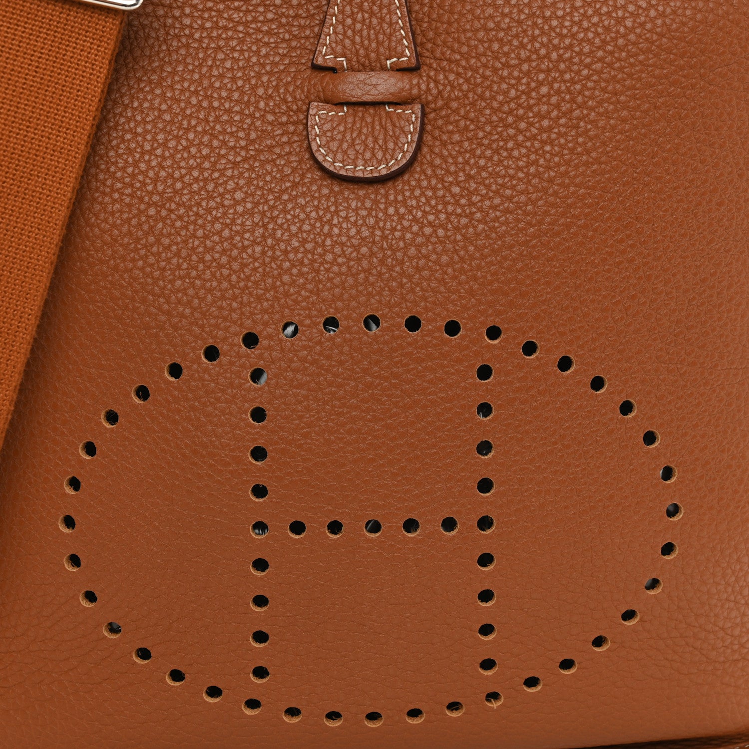 Hermes Taurillon Clemence Evelyne III PM Gold 8 of 10