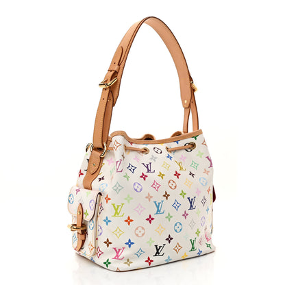 Louis Vuitton Monogram Multicolor Petit Noe White 3 of 7