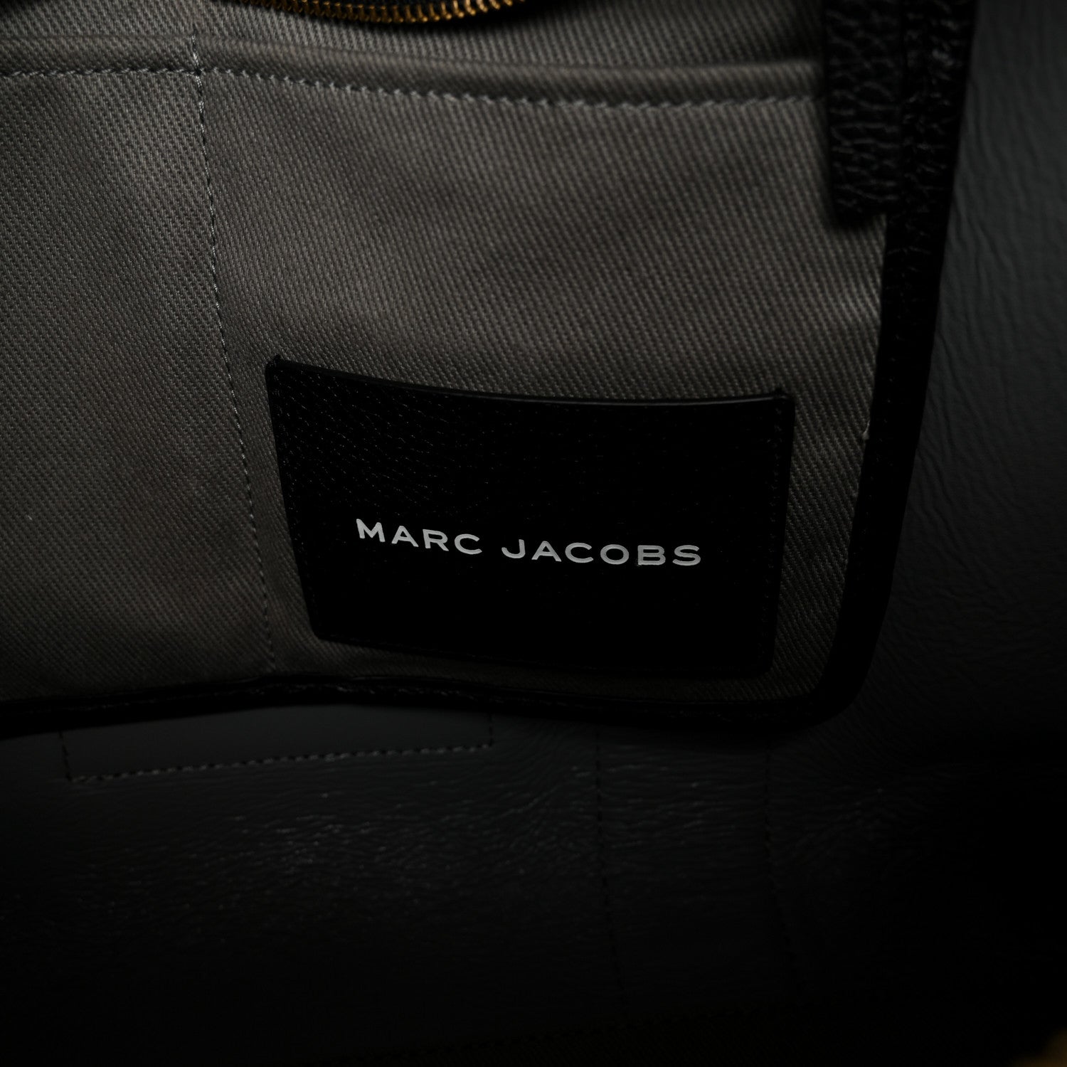 Marc Jacobs Grained Calfskin Large The Tote Bag Black 6 of 11