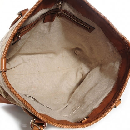 Gucci Monogram Medium Marrakech Tote Tan 5 of 8