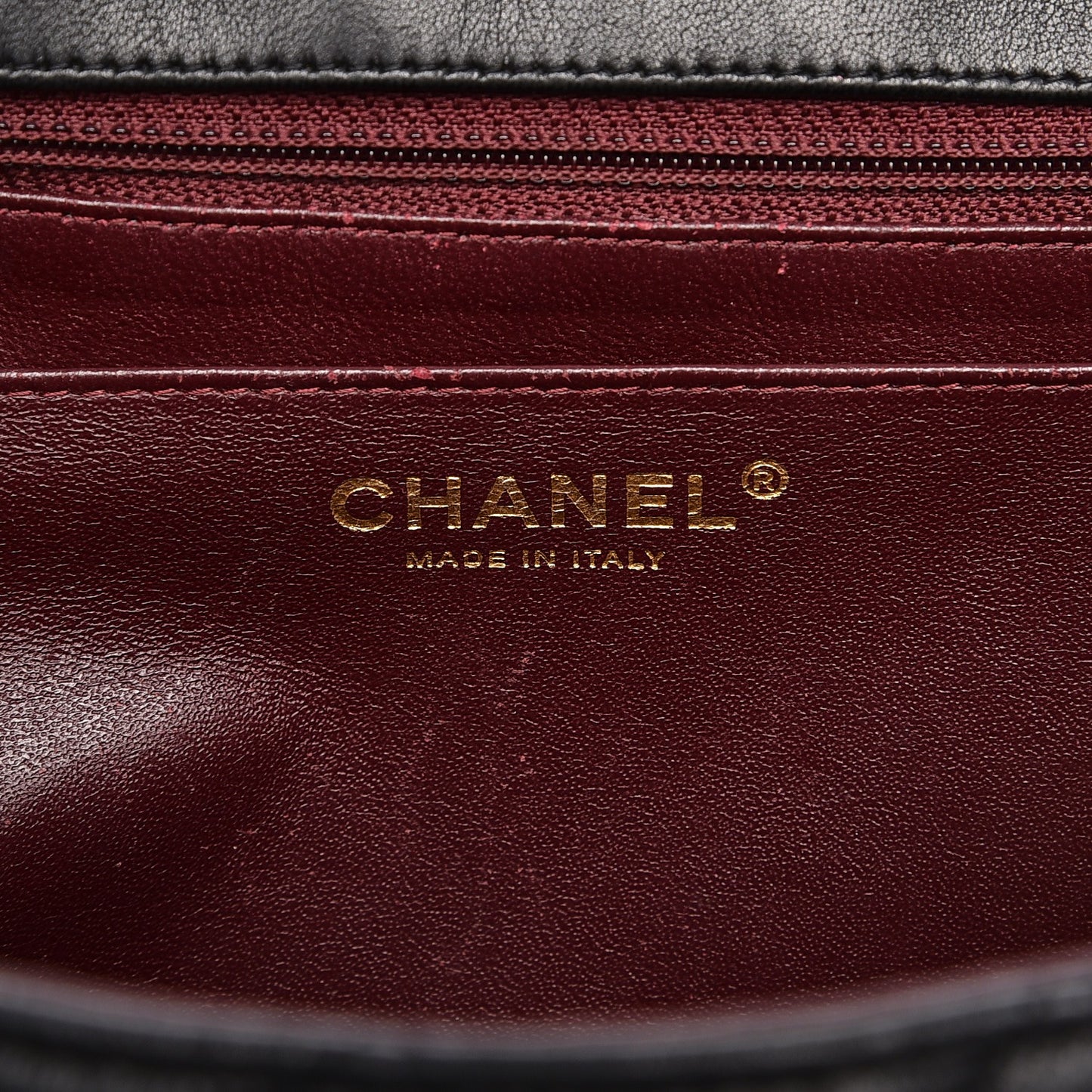 Lambskin Quilted Jumbo Single Flap Black