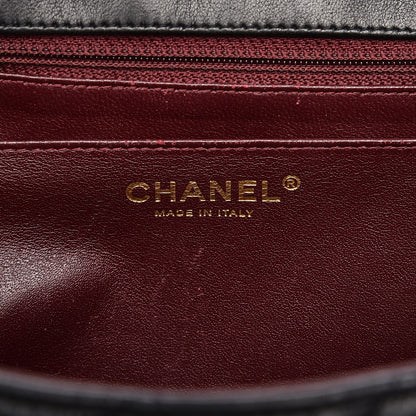 Chanel Lambskin Quilted Jumbo Single Flap Black 6 of 15