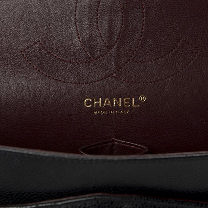 Chanel Caviar Quilted Jumbo Double Flap Black 11 of 13