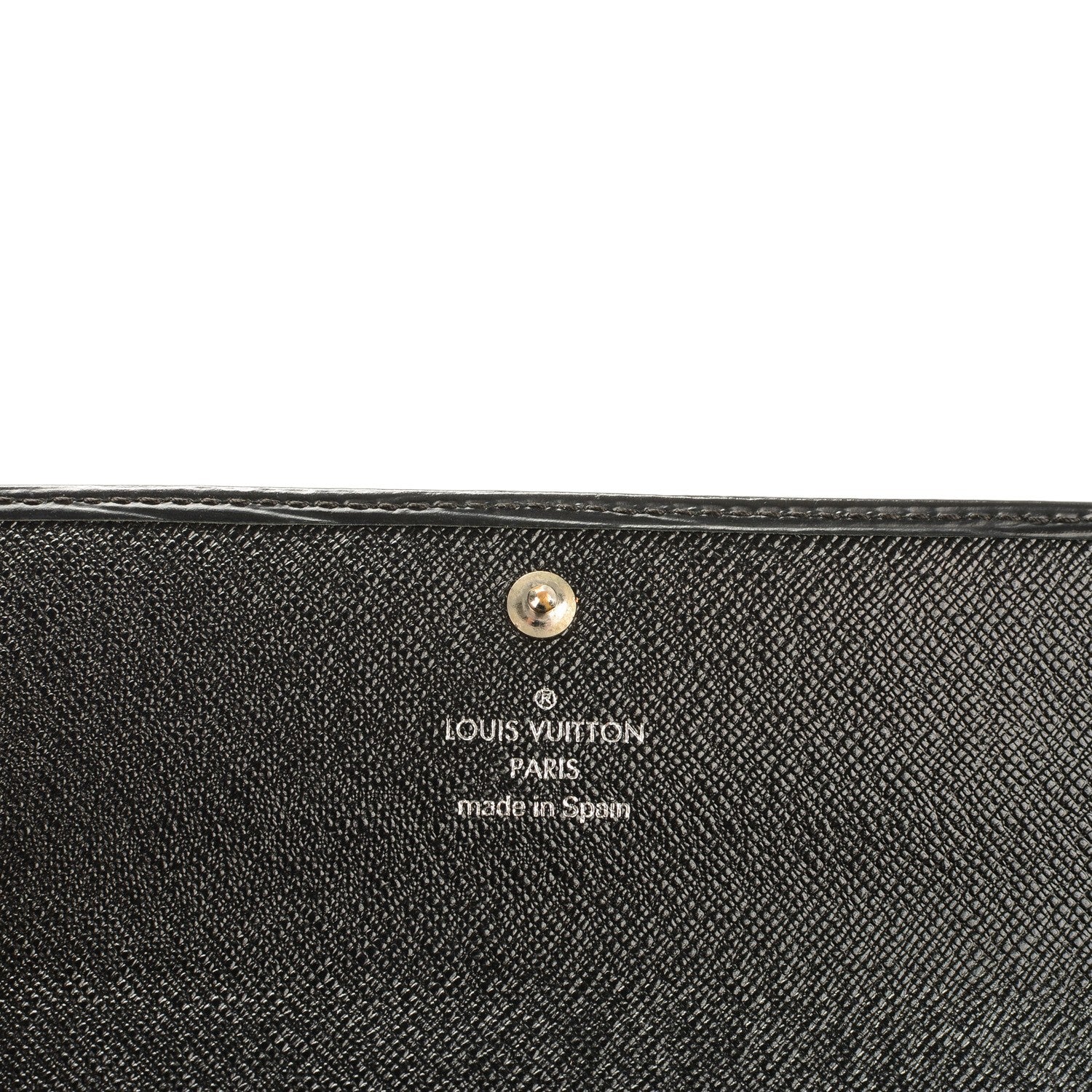 Louis Vuitton Epi Sarah Wallet Black 6 of 7