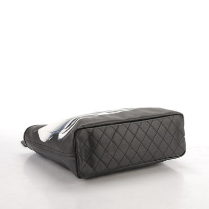 Chanel Canvas Karl Lagerfeld Mobile Art Tote Black 4 of 8