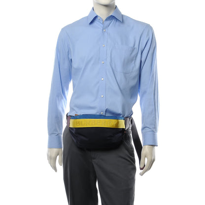 Burberry Nylon Color Block Logo Medium Bum Bag Blue 2 of 8