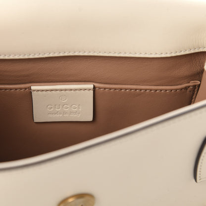 Gucci Nappa Pearl Studded Mini Queen Margaret Broadway Shoulder Bag Mystic White 8 of 10