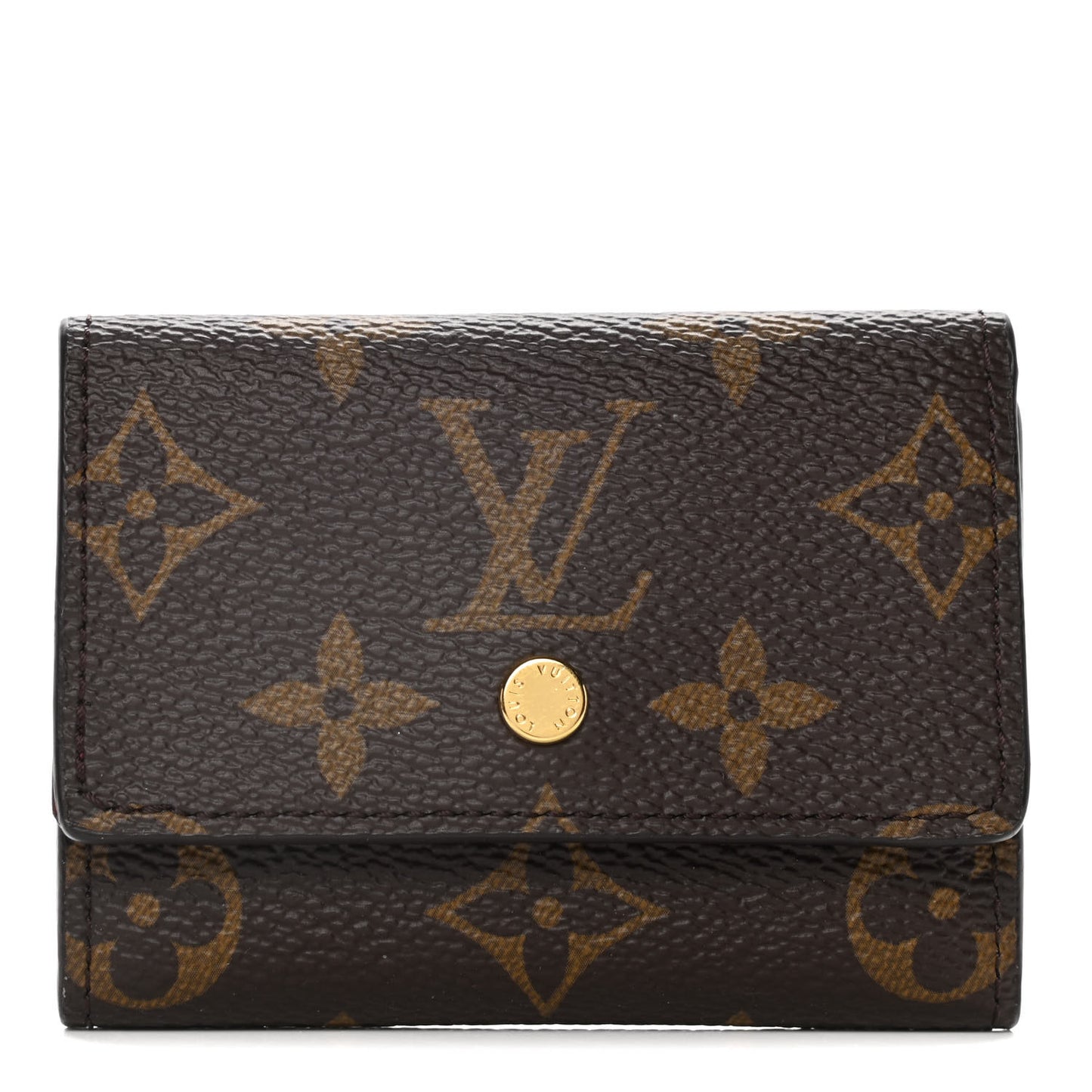 Monogram Micro Wallet Fuchsia