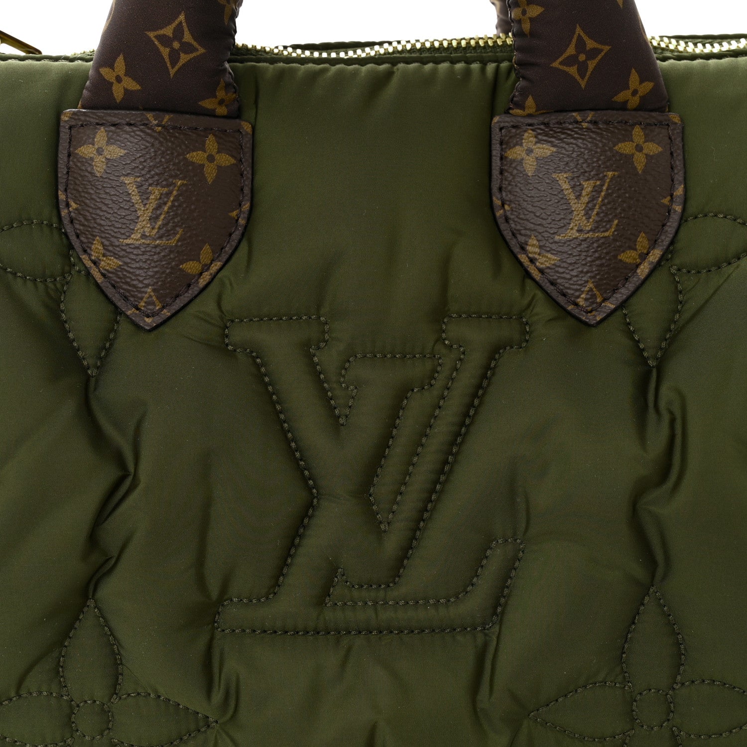 Louis Vuitton LOUIS VUITTON Econyl Mini Monogram Pillow Speedy Bandouliere 25 Khaki 7 of 9
