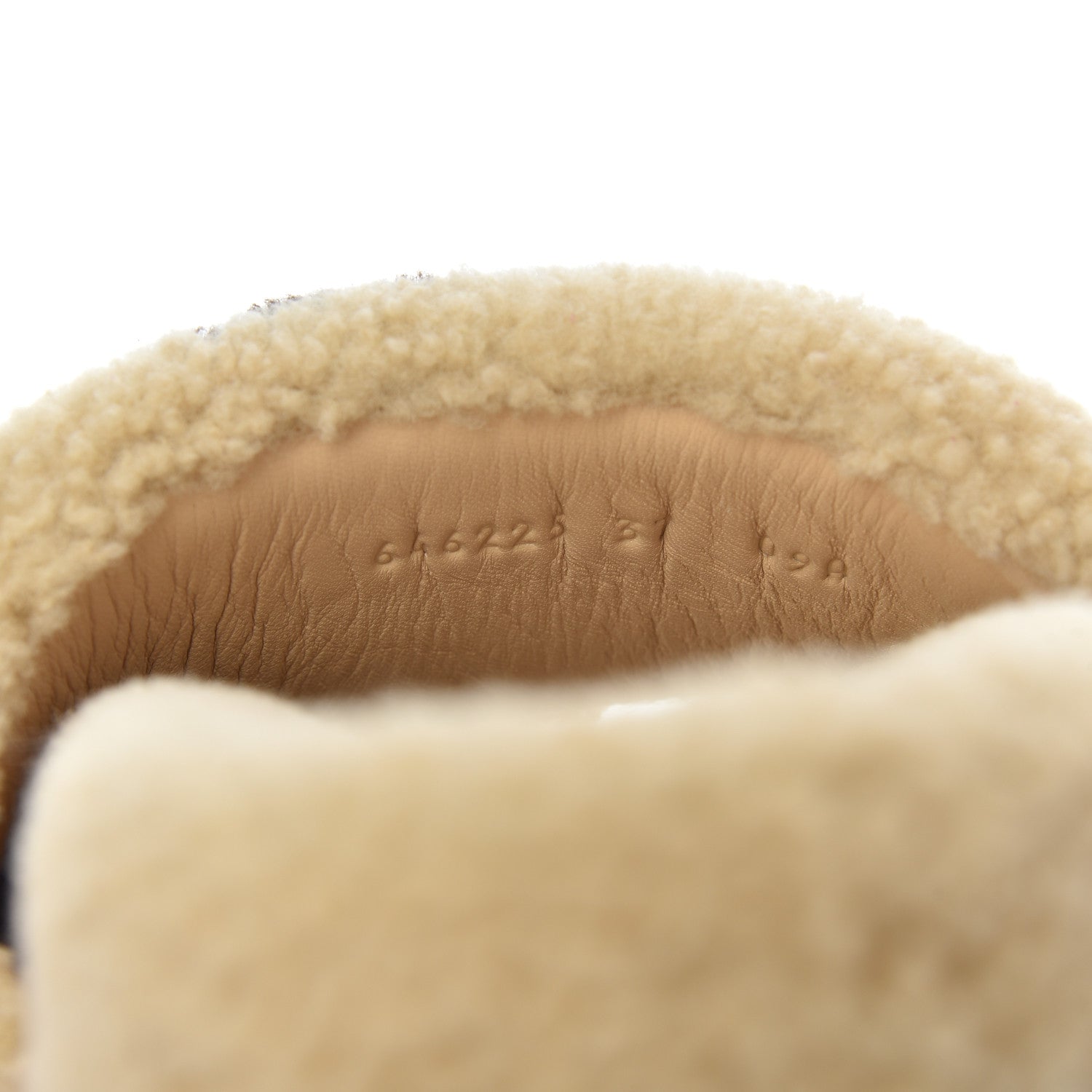 Gucci Merino Interlocking G Slide Sandals 37 Butterscotch Cocoa 8 of 9