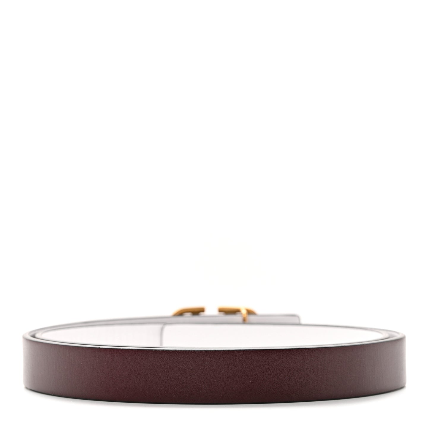Glossy Calfskin VLogo Reversible 40mm Belt 75/30 Rubino White