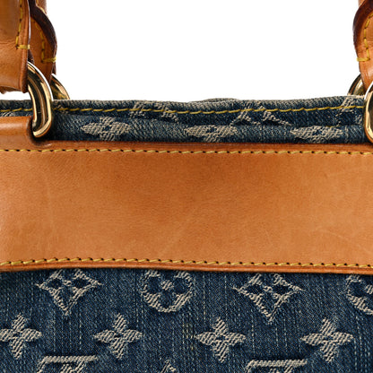 Louis Vuitton Monogram Denim Sac Plat Blue 23 of 31