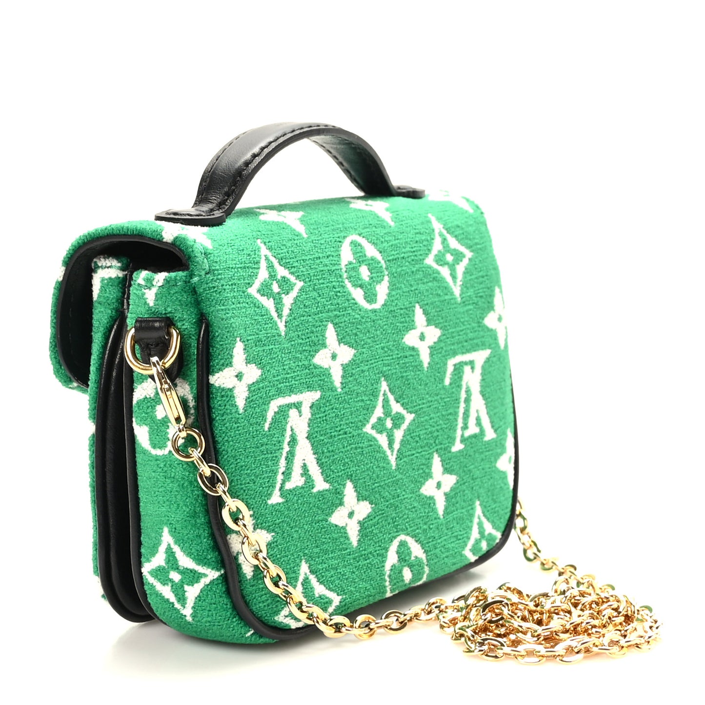 Monogram Jacquard Velvet Micro Metis Green