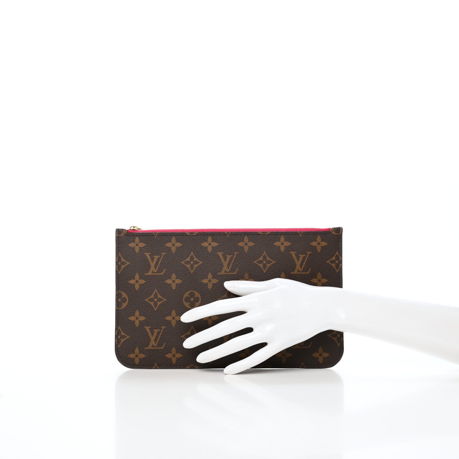 Louis Vuitton Monogram Neverfull MM GM Pochette Pivoine 2 of 8