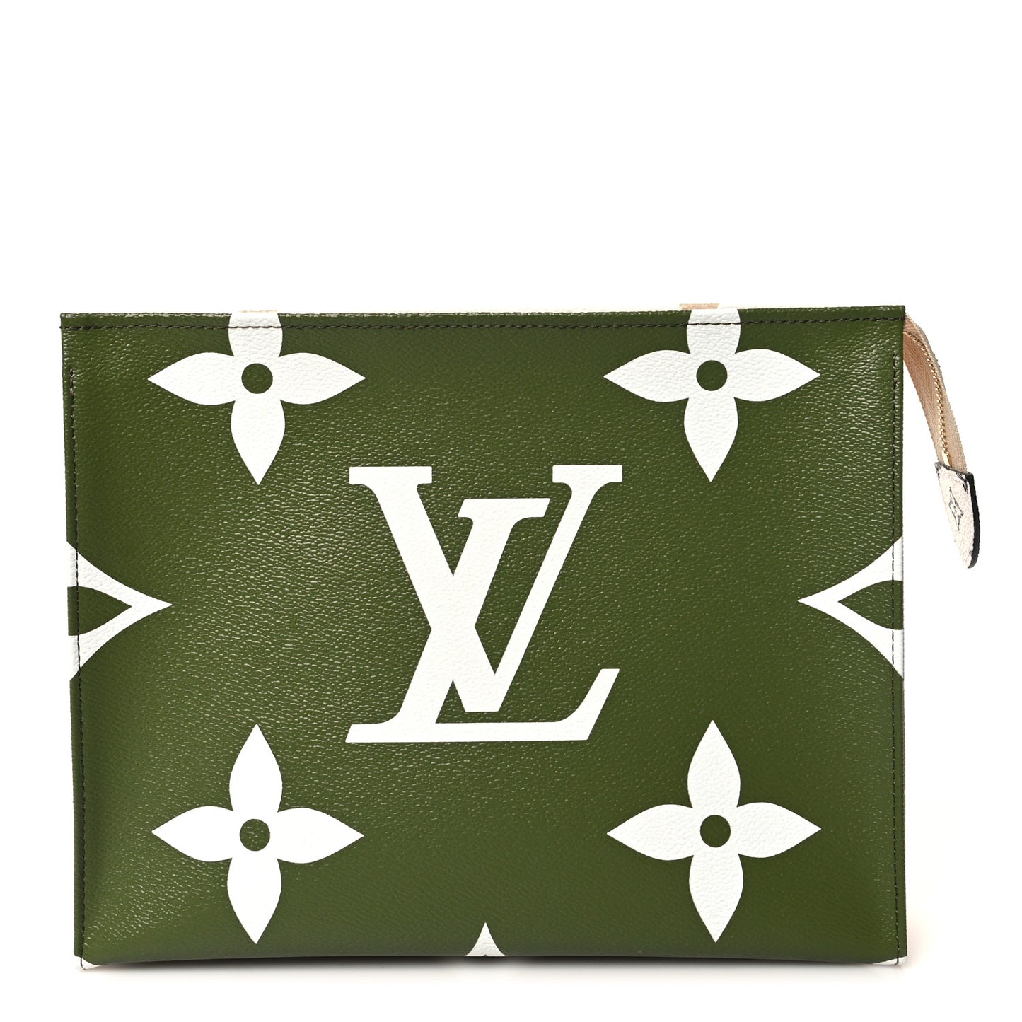 Monogram Giant Toiletry Pouch 26 Kaki