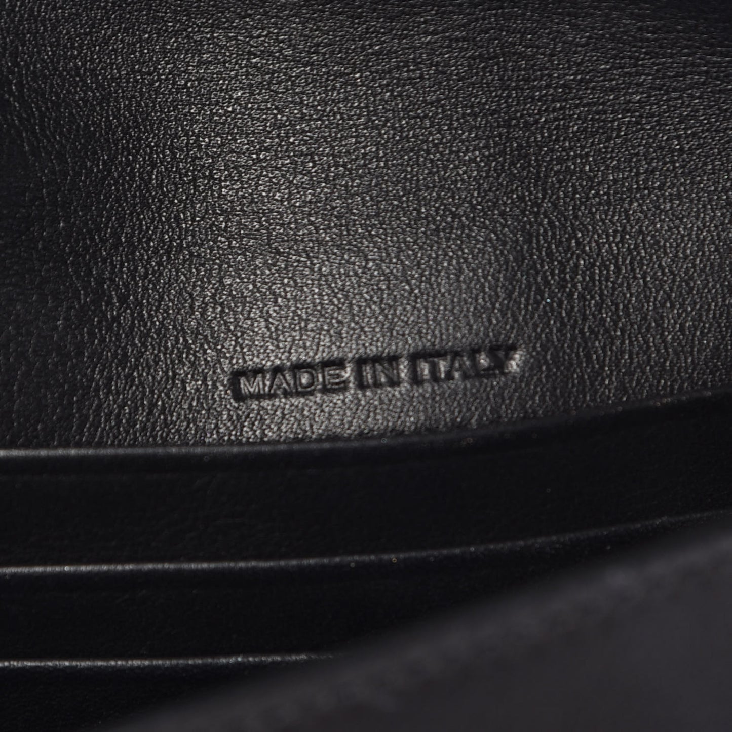 Calfskin Monogram Tri Pocket Crossbody Bag Black