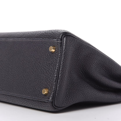Hermes Fjord Kelly Retourne 32 Indigo 7 of 11