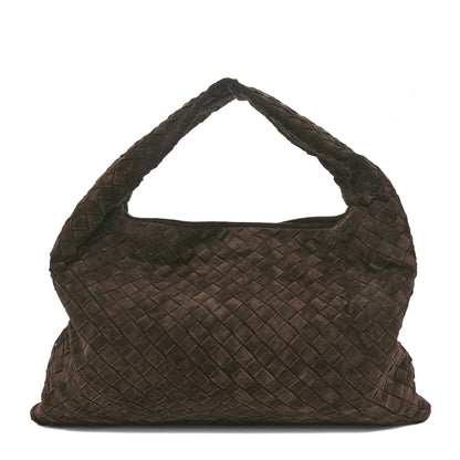 Bottega Veneta Suede Intrecciato Small Hop Fondant 1 of 11