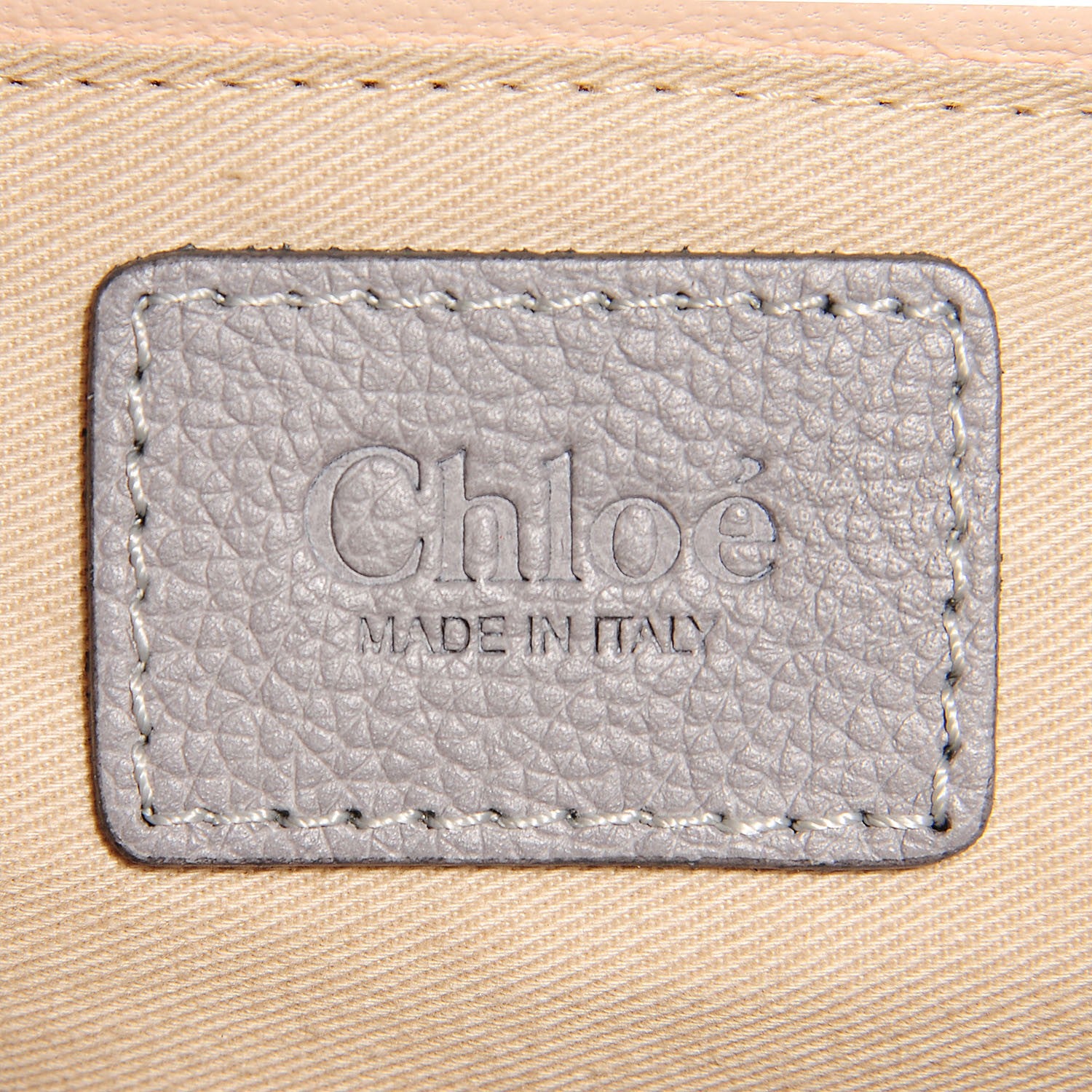 Chloe Calfskin Medium Paraty Cashmere Grey 8 of 9