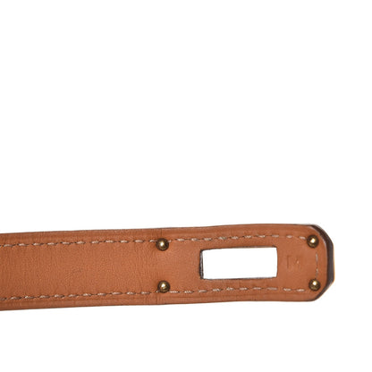 Hermes Tadelakt Kelly Double Tour Bracelet M Argile 5 of 8