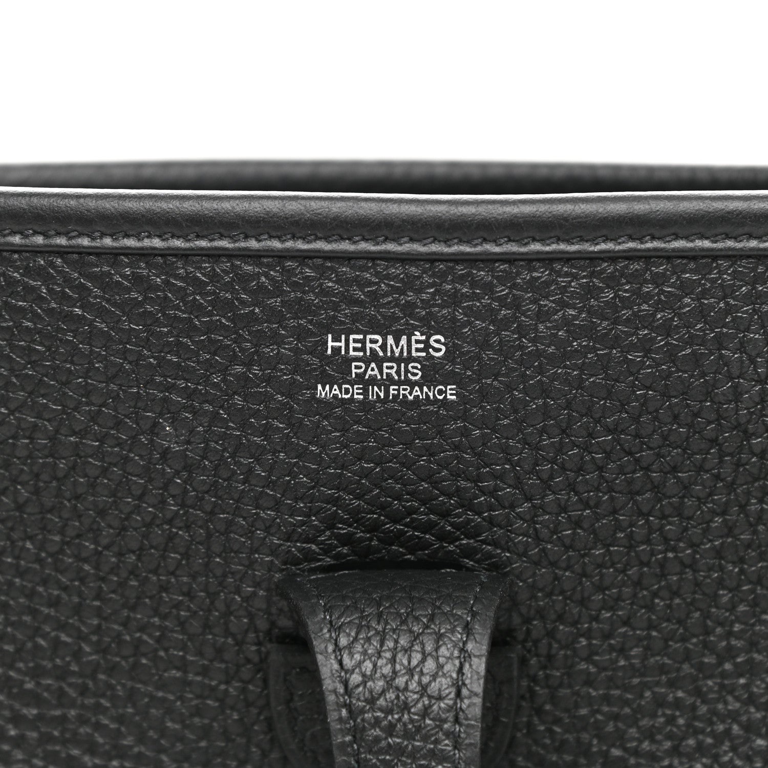 Hermes Taurillon Clemence Evelyne III PM Black 4 of 10