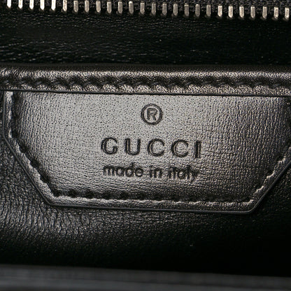 Gucci Boarded Dyana Lux Calfskin Web Monochrome Small Bamboo 1947 Top Handle Bag Black 6 of 10