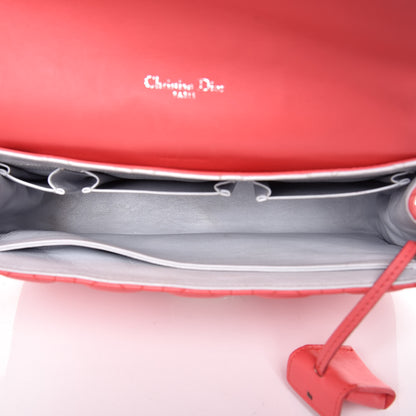 Christian Dior Lambskin Cannage Medium Miss Dior Flap Coral 5 of 13