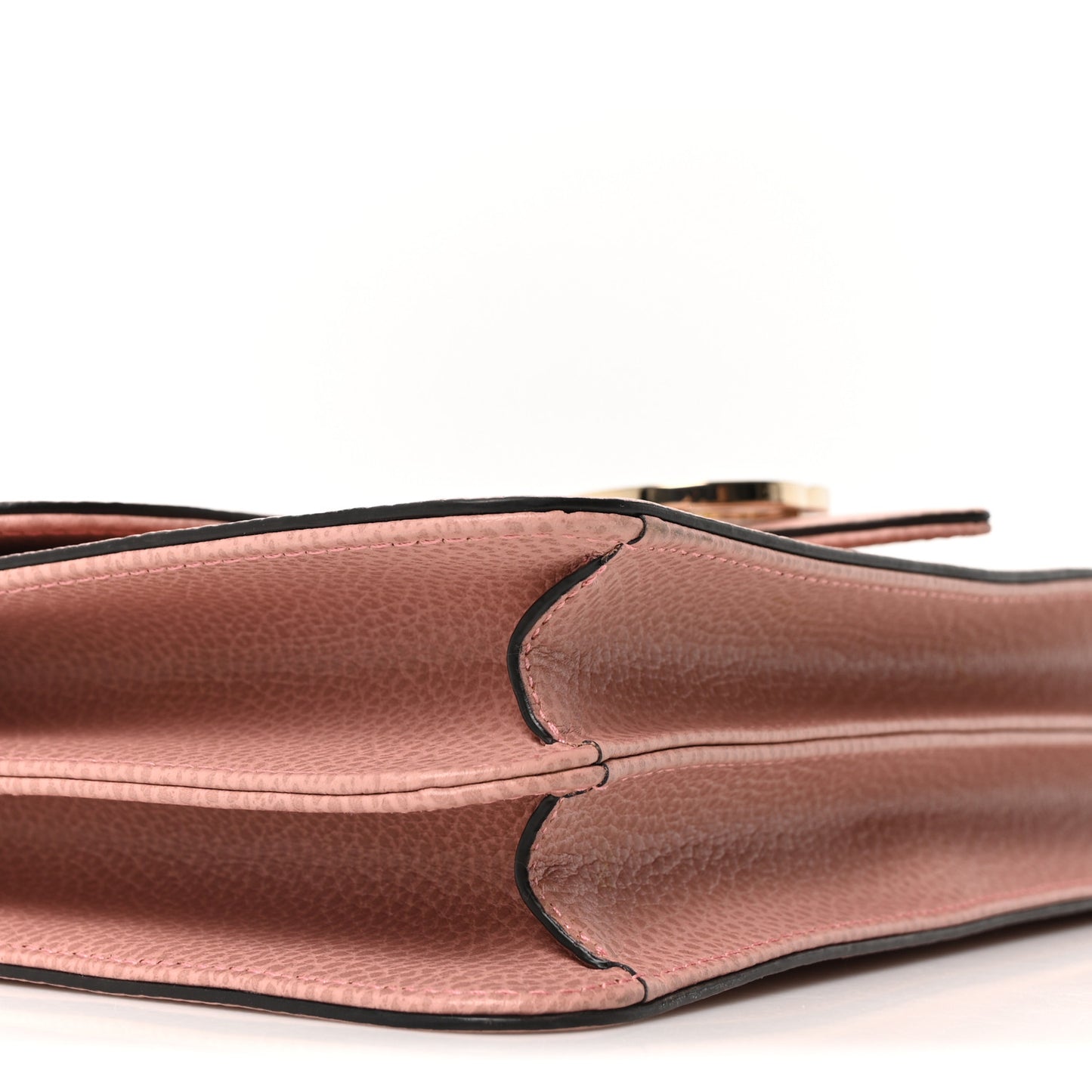 Dollar Calfskin Interlocking G Shoulder Bag Soft Pink