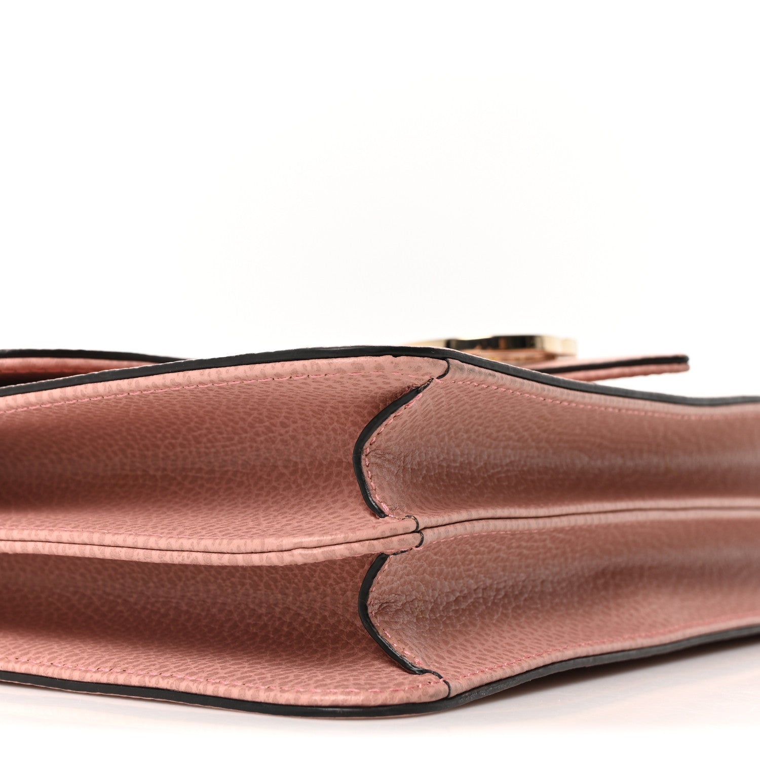 Gucci Dollar Calfskin Interlocking G Shoulder Bag Soft Pink 9 of 10