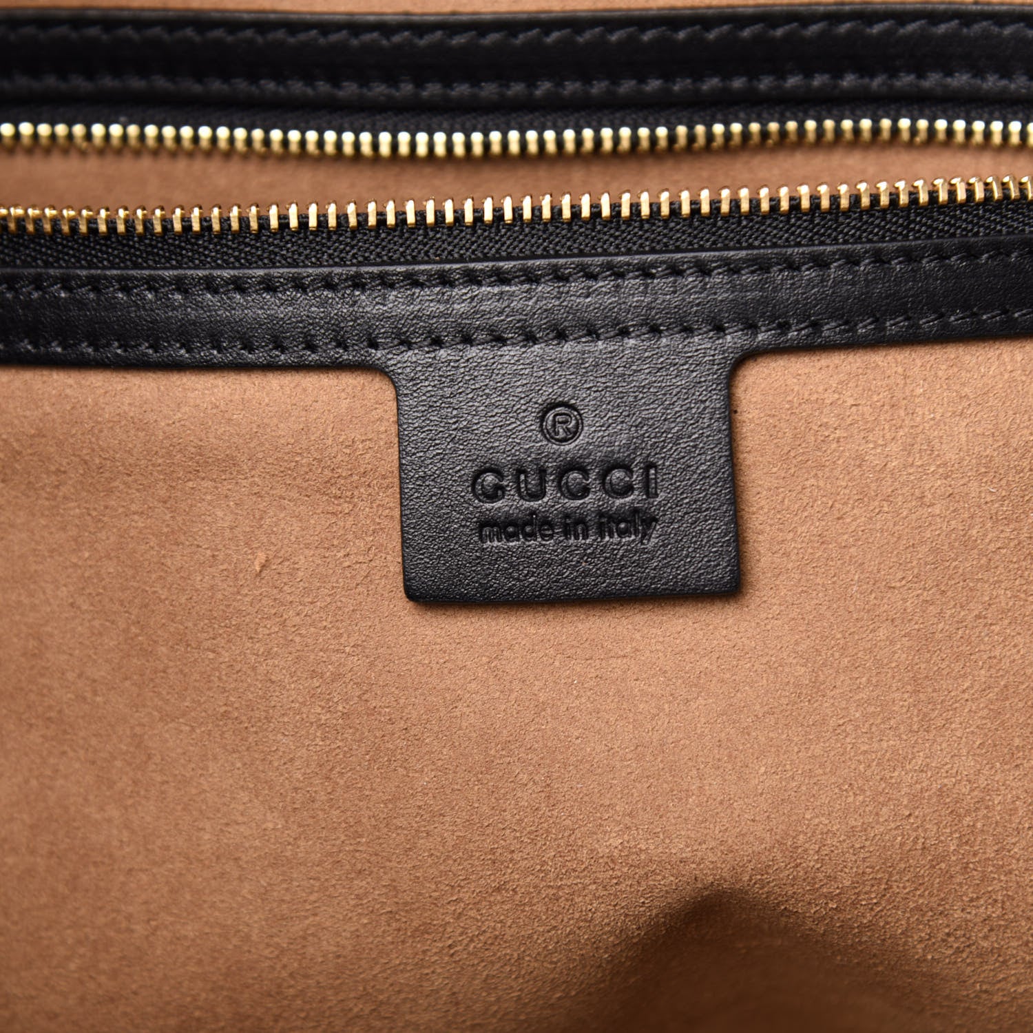 Gucci GG Supreme Monogram Medium Padlock Tote Black 6 of 12