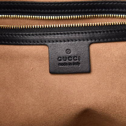Gucci GG Supreme Monogram Medium Padlock Tote Black 6 of 12