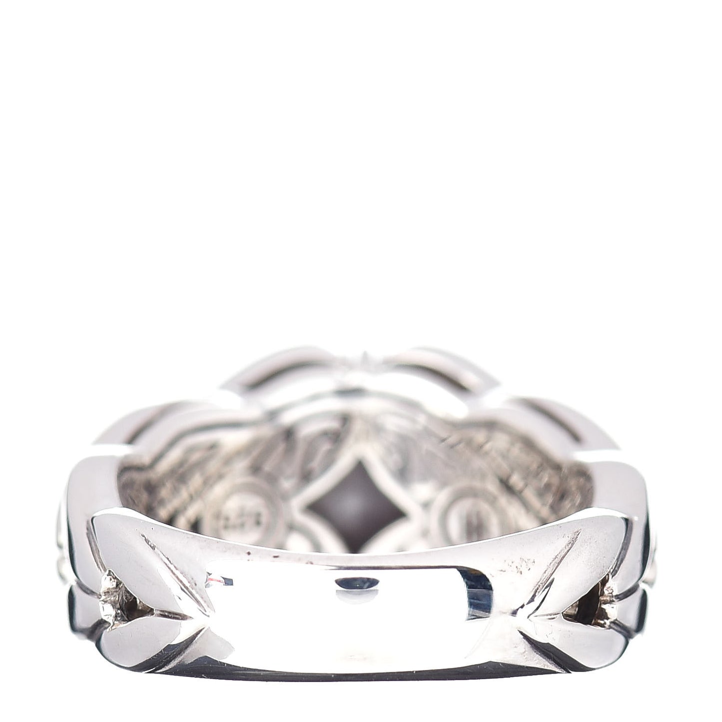 JONH HARDY Sterling Silver Diamond Gray Sapphire Modern Chain Magic Cut Ring 54 7