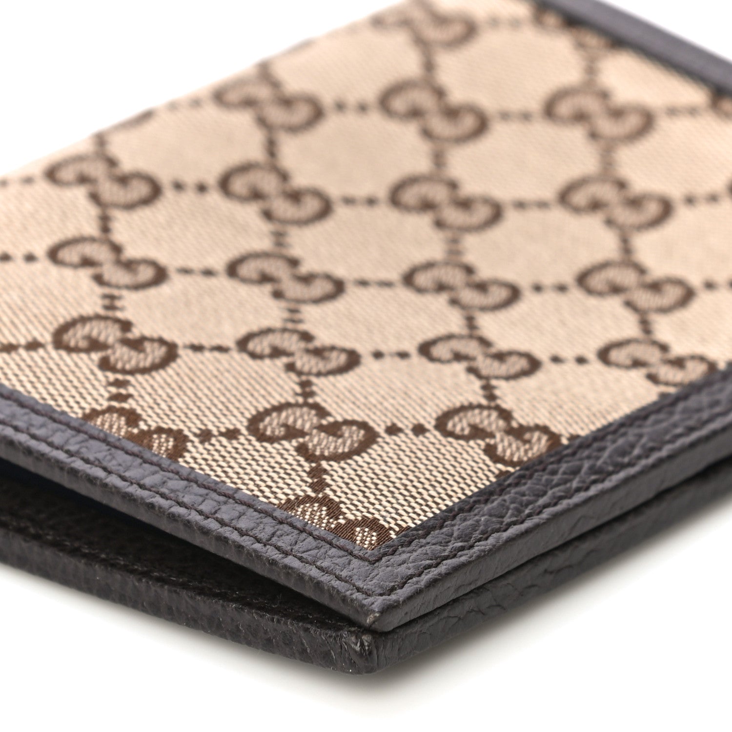 Gucci Monogram Passport Case Dark Brown 8 of 10