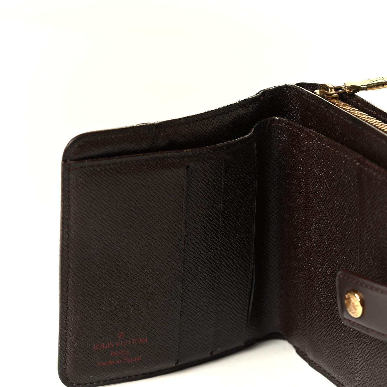 Louis Vuitton Damier Ebene Zippe Zipped Compact Wallet 6 of 8