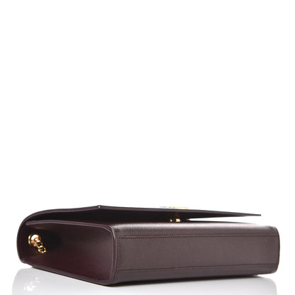 Saint Laurent Grain De Poudre Medium Classic Monogram Kate Satchel Amaranto 4 of 10