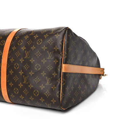 Louis Vuitton Monogram Keepall Bandouliere 55 8 of 13