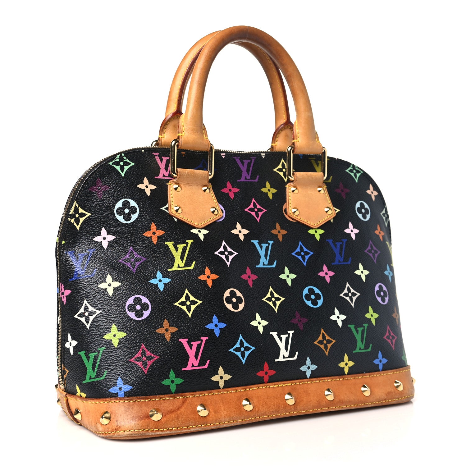 Louis Vuitton Monogram Multicolor Alma Black 3 of 16